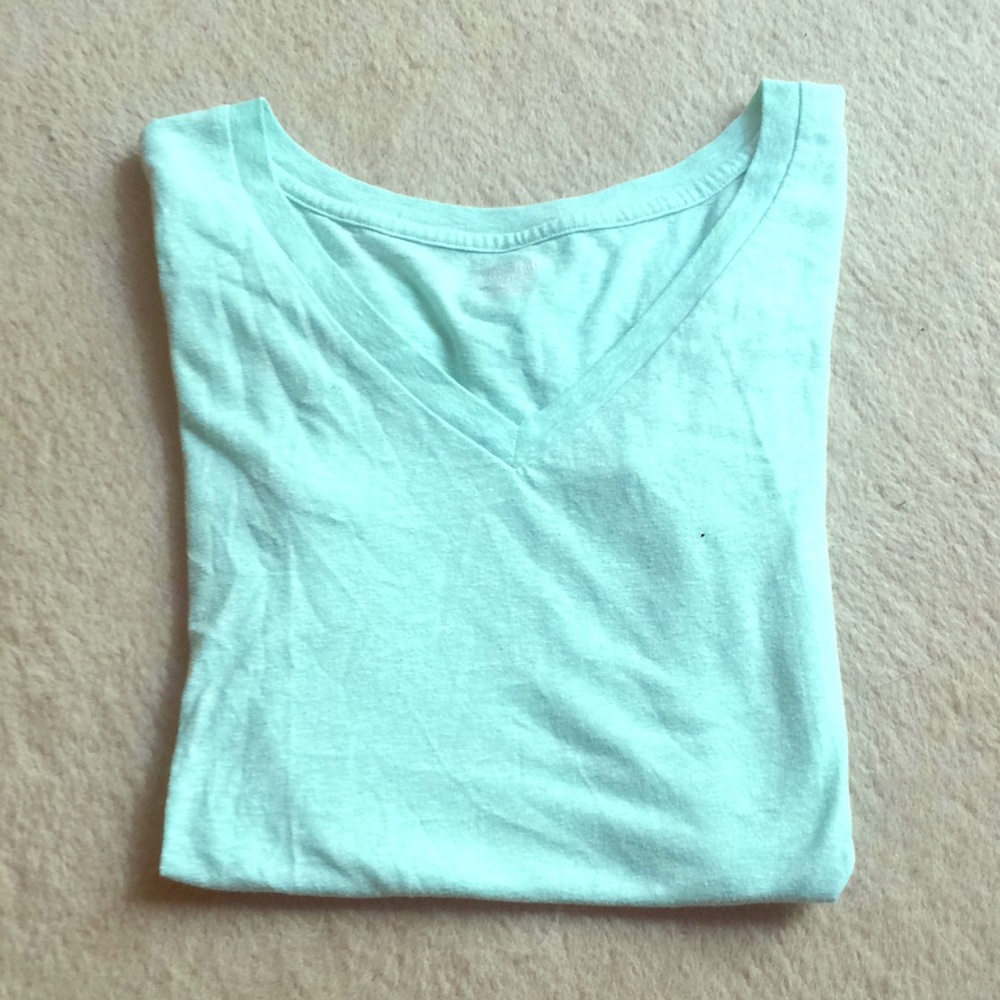 Mint green tee